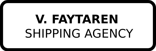 V. FAYTAREN SHIPPING AGENCY logo V. FAYTAREN SHIPPING AGENCY logo